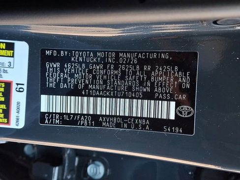 New 2026 Toyota Camry LE FWD image 9