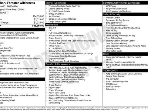 Used 2023 Subaru Forester Wilderness image 31
