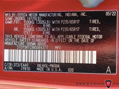 Used 2022 Toyota Sienna XLE image 47