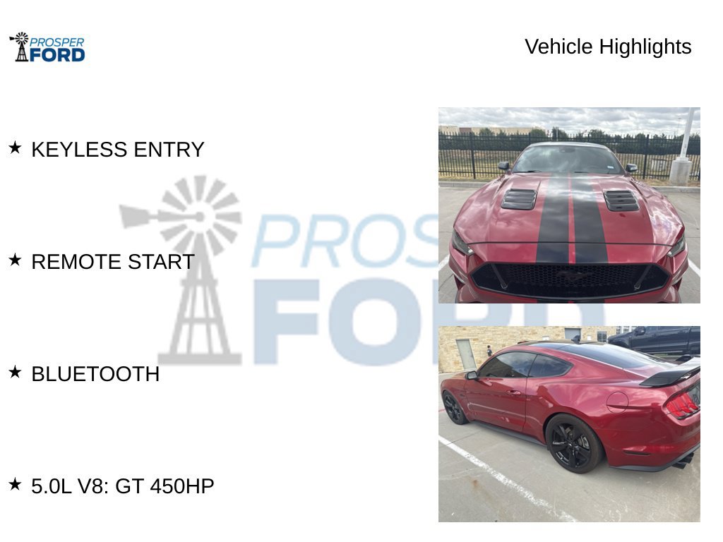 Used 2022 Ford Mustang GT Premium w/ Black Accent Package RWD image 5