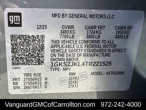 New 2026 GMC Yukon XL Denali w/ Sun & Power Step Package image 27