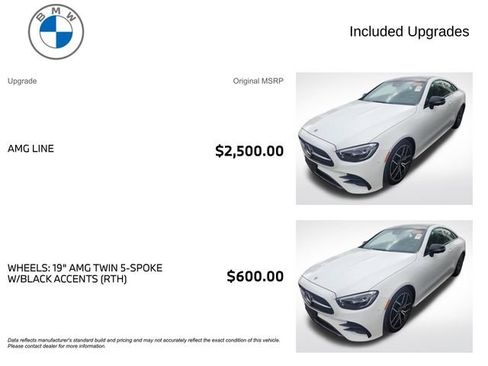 Used 2023 Mercedes-Benz E 450 4MATIC Coupe w/ AMG Line image 3