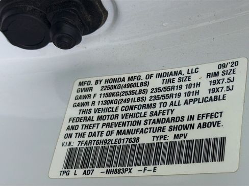Used 2020 Honda CR-V Touring image 12