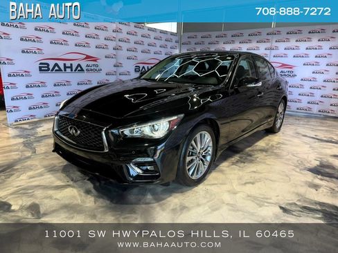 Used 2023 INFINITI Q50 Luxe w/ Cargo Package AWD/4WD image 1