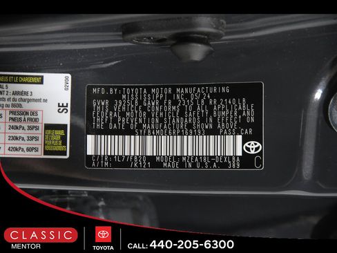 Certified 2024 Toyota Corolla LE FWD image 21