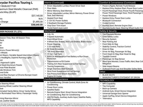 Used 2020 Chrysler Pacifica Touring-L FWD image 17