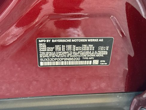 Certified 2023 BMW X3 xDrive30i w/ Premium Package image 37