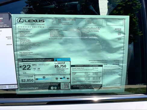 New 2026 Lexus IS 350 F Sport AWD/4WD image 22