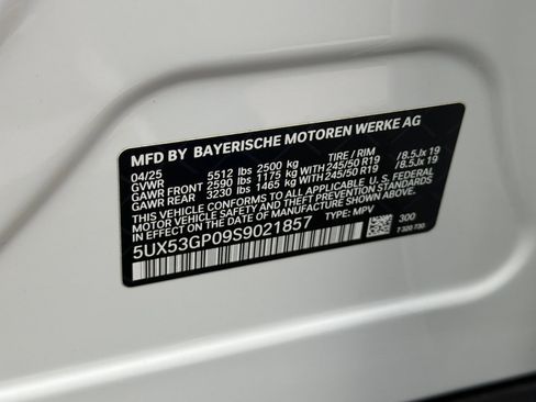 Used 2025 BMW X3 xDrive30i w/ Premium Package image 40