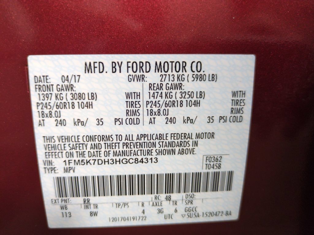 Used 2017 Ford Explorer XLT w/ Equipment Group 201A FWD image 30