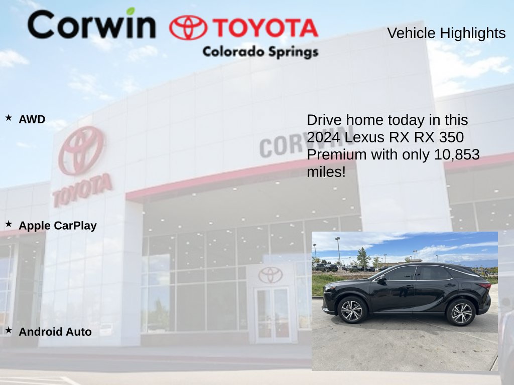 Used 2024 Lexus RX 350 Premium w/ Convenience Package AWD/4WD image 7