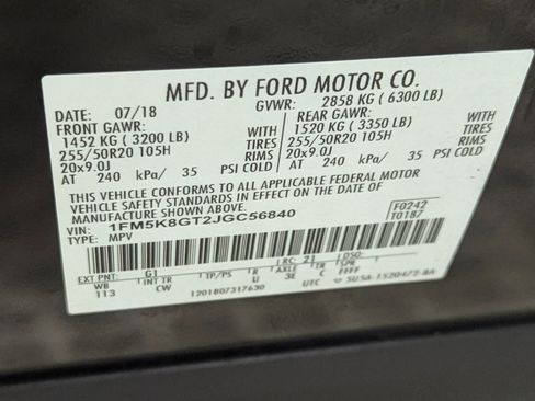 Used 2018 Ford Explorer Sport w/ Equipment Group 401A image 20