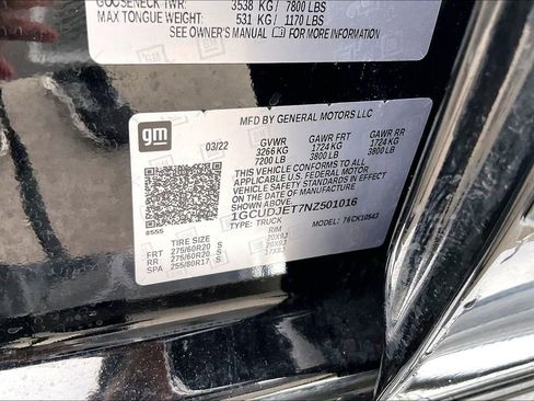 Used 2022 Chevrolet Silverado 1500 High Country w/ Technology Package image 44