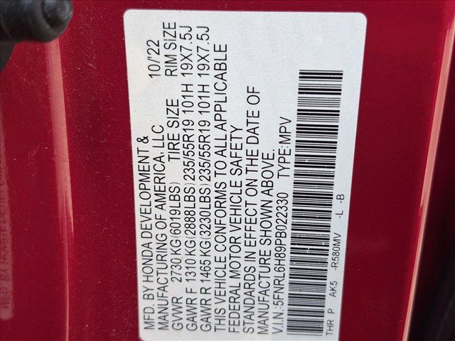 Used 2023 Honda Odyssey Touring image 20