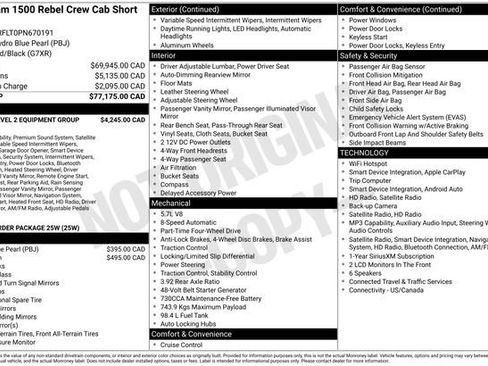 Used 2023 RAM 1500 Rebel w/ Rebel Level 2 Equipment Group AWD/4WD image 24
