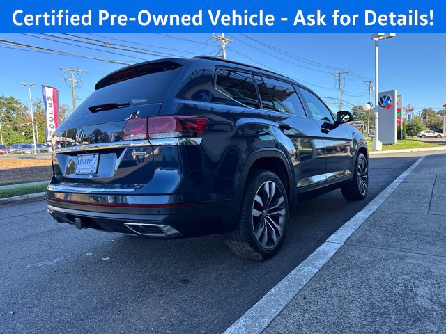 Certified 2022 Volkswagen Atlas SE w/ Panoramic Sunroof Package AWD/4WD image 12