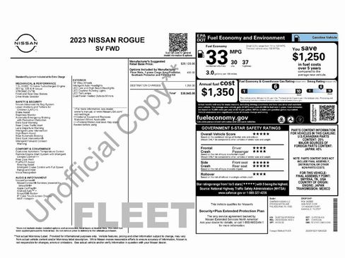Used 2023 Nissan Rogue SV image 2
