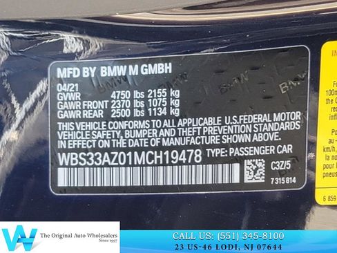 Used 2021 BMW M4 Competition w/ Executive Package image 24