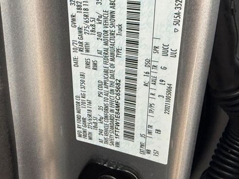 Used 2021 Ford F150 Lariat w/ Max Trailer Tow Package AWD/4WD image 27