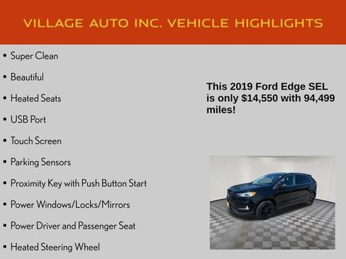 Used 2019 Ford Edge SEL w/ Equipment Group 201A AWD/4WD image 7
