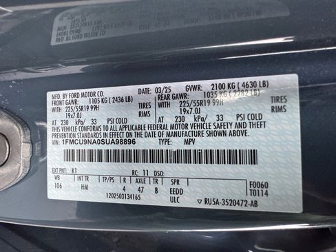 New 2025 Ford Escape ST-Line Select w/ Tech Pack #2 image 34