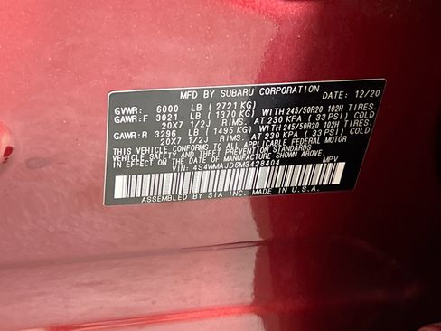 Used 2021 Subaru Ascent Limited image 32