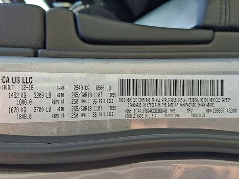 Certified 2019 Jeep Grand Cherokee Limited w/ Luxury Group II AWD/4WD image 27