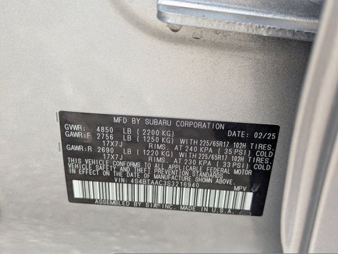 Certified 2025 Subaru Outback w/ Popular Package #1A image 34