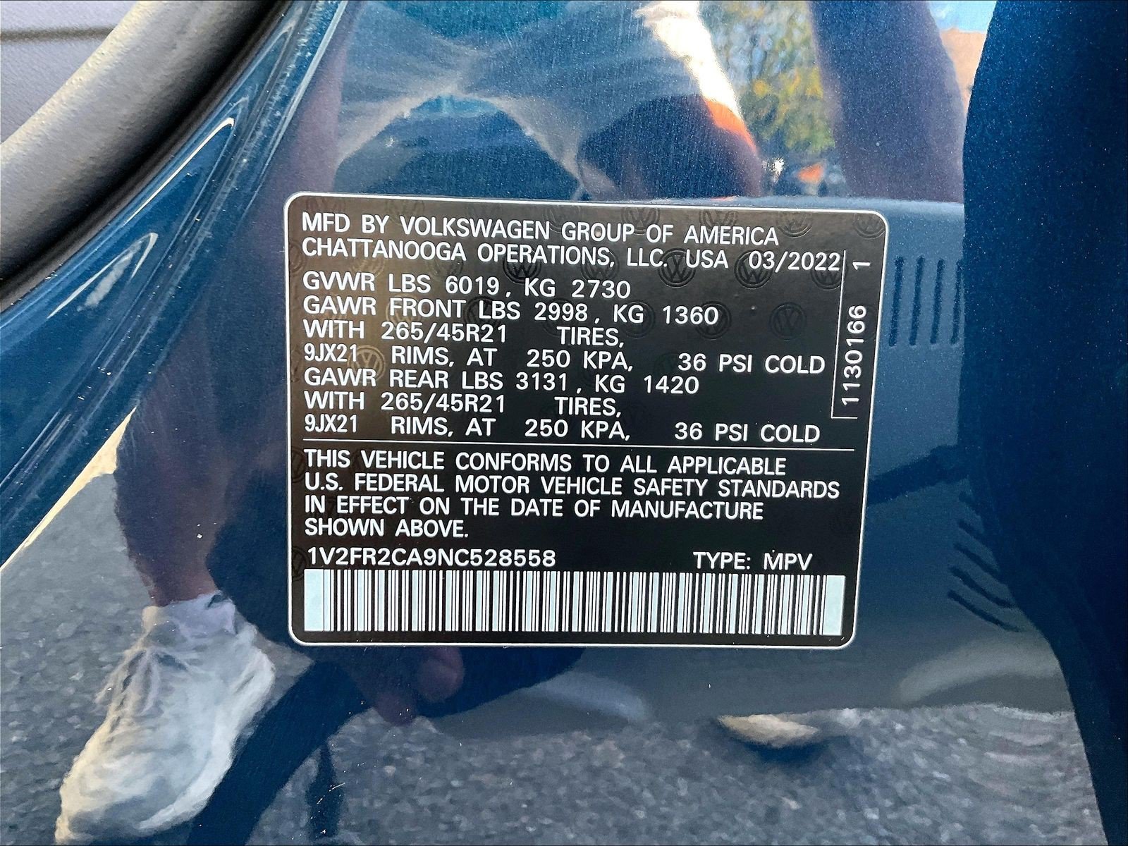 Certified 2022 Volkswagen Atlas SEL Premium AWD/4WD image 32