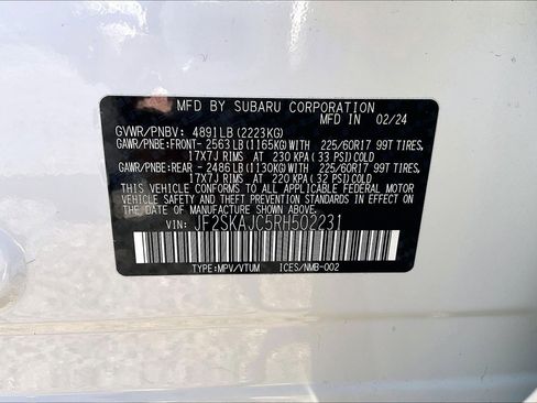 Certified 2024 Subaru Forester Wilderness image 29