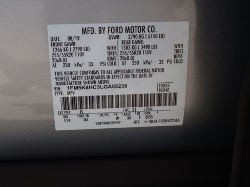 Used 2020 Ford Explorer Platinum AWD/4WD image 53