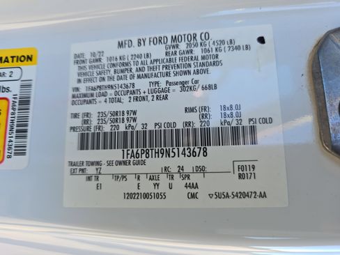 Used 2022 Ford Mustang Premium image 34