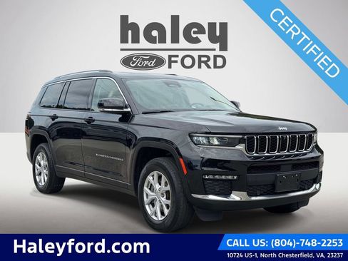 Used 2022 Jeep Grand Cherokee L Limited w/ Luxury Tech Group II AWD/4WD image 1