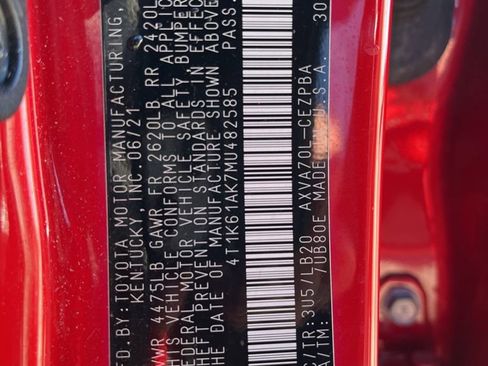 Used 2021 Toyota Camry XSE image 10