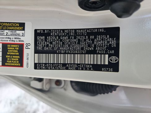 Used 2012 Toyota Camry SE image 25