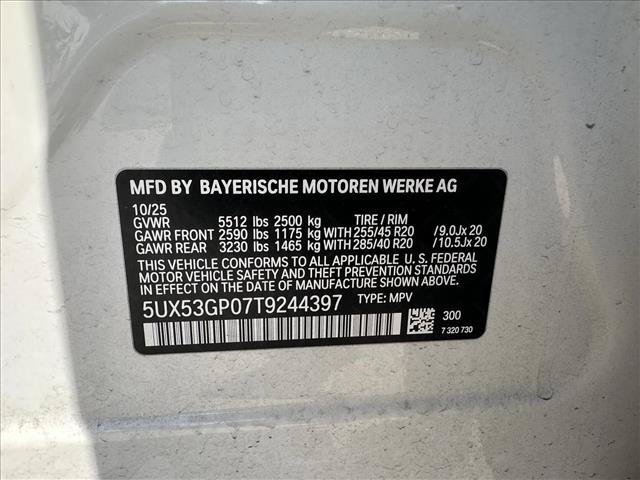 Used 2026 BMW X3 xDrive30i w/ Convenience Package AWD/4WD image 16