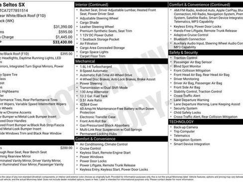 New 2026 Kia Seltos SX image 29