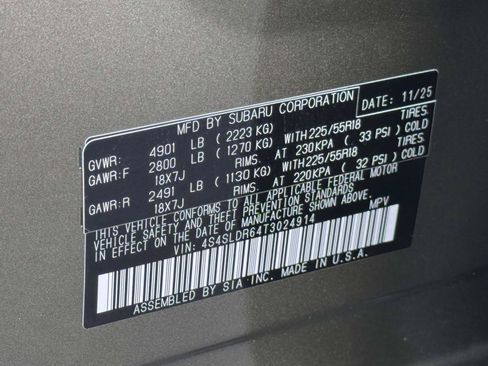 Certified 2026 Subaru Forester Limited AWD/4WD image 28
