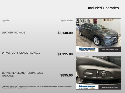 Used 2016 Chevrolet Malibu LT w/ Leather Package image 4