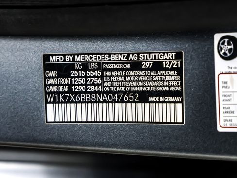 Used 2022 Mercedes-Benz AMG GT 53 w/ Executive Rear Seat Package image 25