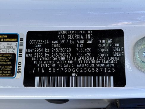Used 2025 Kia Telluride S AWD/4WD image 33