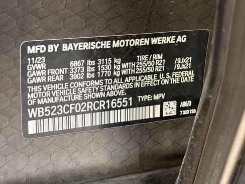 Used 2024 BMW iX xDrive50 w/ Premium Package AWD/4WD image 20