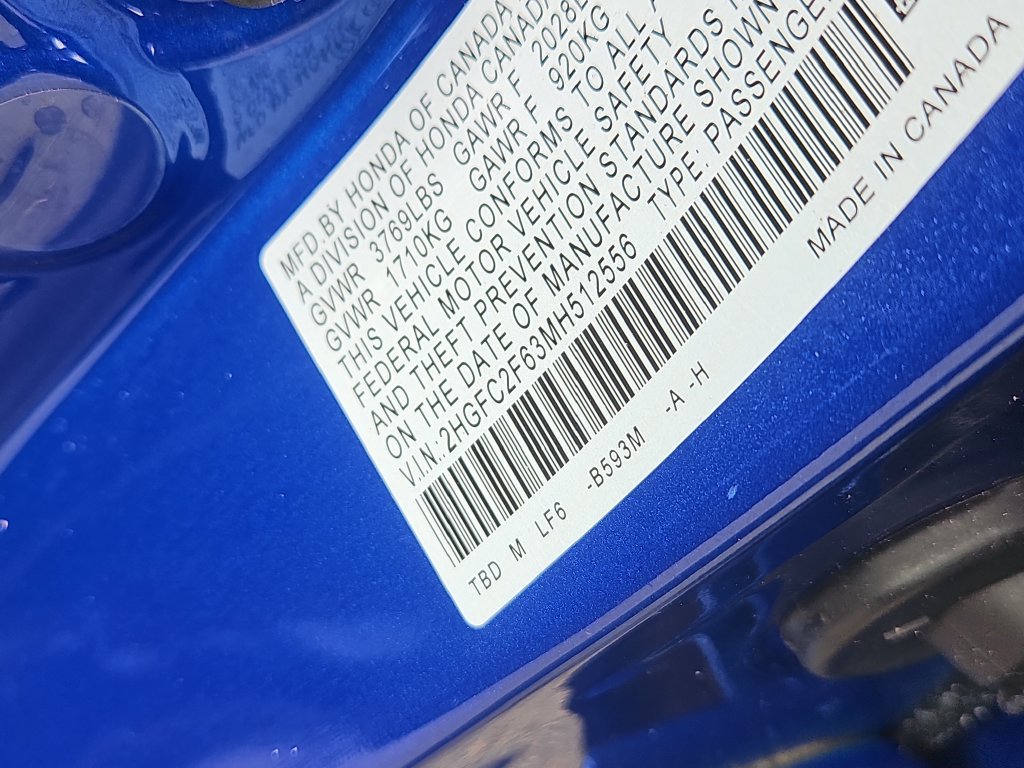Certified 2021 Honda Civic LX image 14