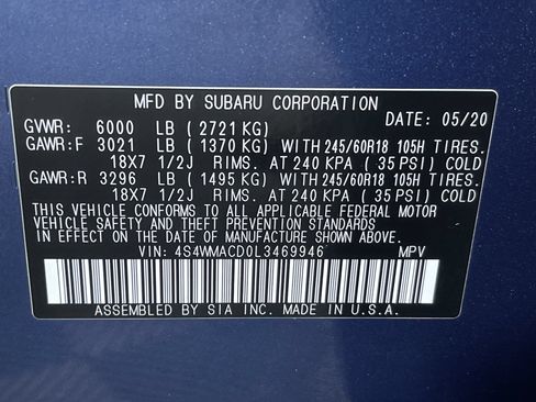 Used 2020 Subaru Ascent Premium w/ Convenience Package AWD/4WD image 12