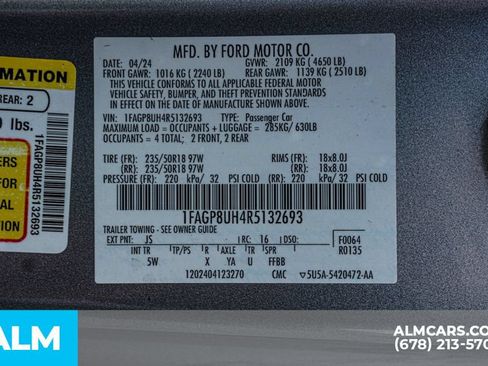 Used 2024 Ford Mustang Premium RWD image 60