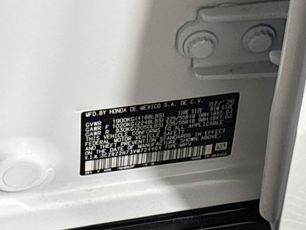 New 2027 Honda HR-V EX-L image 25