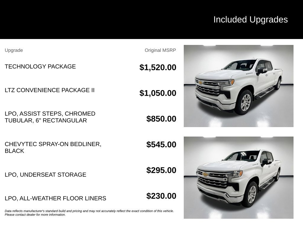 Used 2024 Chevrolet Silverado 1500 LTZ w/ Technology Package AWD/4WD image 7