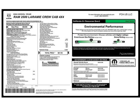 Used 2024 RAM 2500 Laramie w/ Cold Weather Group AWD/4WD image 2