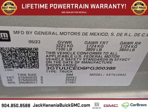 Used 2023 GMC Sierra 1500 Elevation w/ Preferred Package AWD/4WD image 20