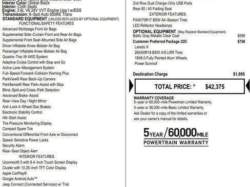 New 2025 Jeep Grand Cherokee Laredo X image 2